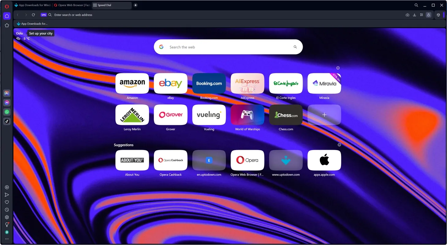 Скриншот Opera для Desktop Windows 2